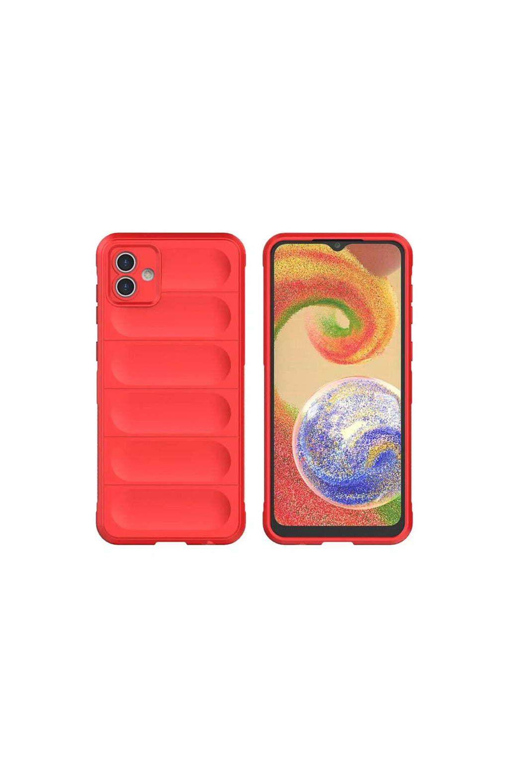 Samsung Galaxy A05 Uyumlu Kılıf Optimum Silikon - Kırmızı