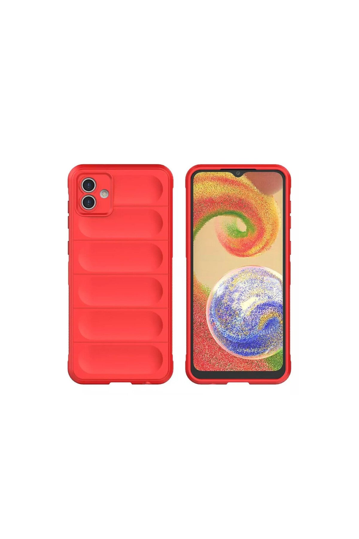 Samsung Galaxy A05 Uyumlu Kılıf Optimum Silikon - Kırmızı