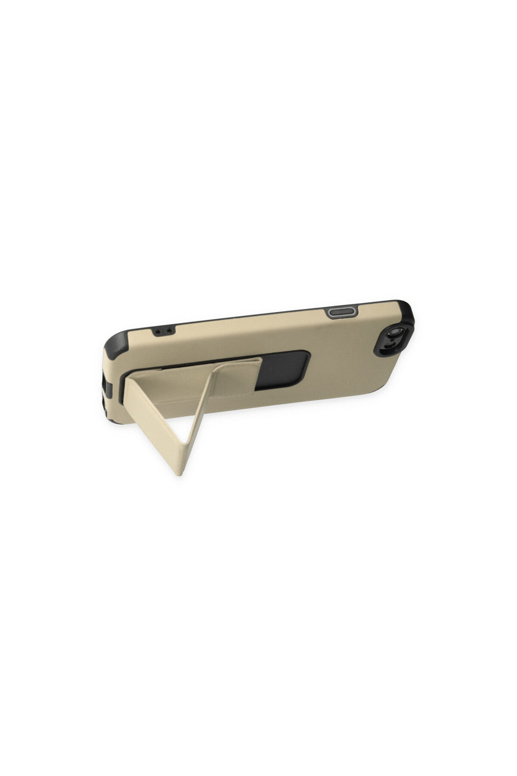 Apple iPhone 6 Uyumlu Kılıf Mega Standlı Silikon - Gold