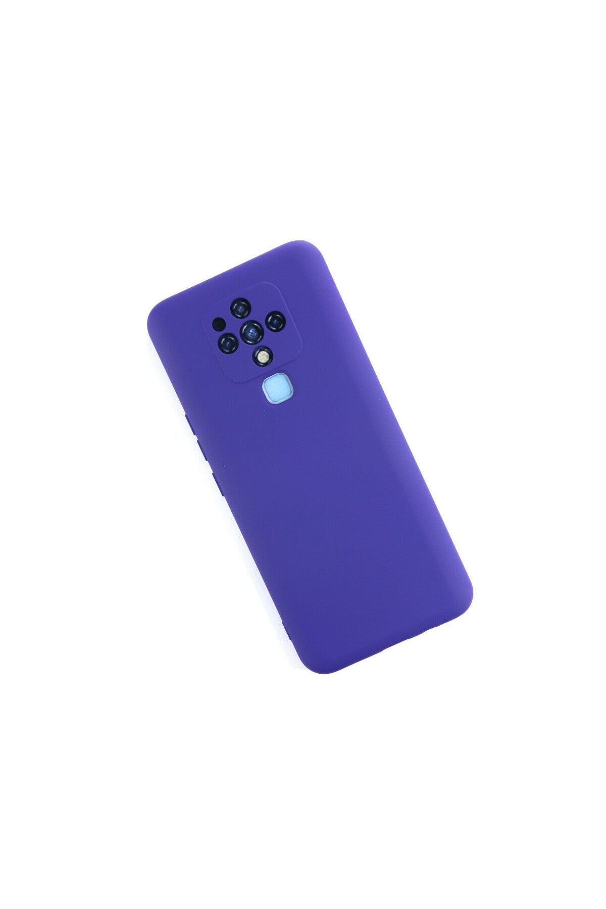 Tecno Camon 16 Uyumlu Kılıf Nano içi Kadife Silikon - Mor