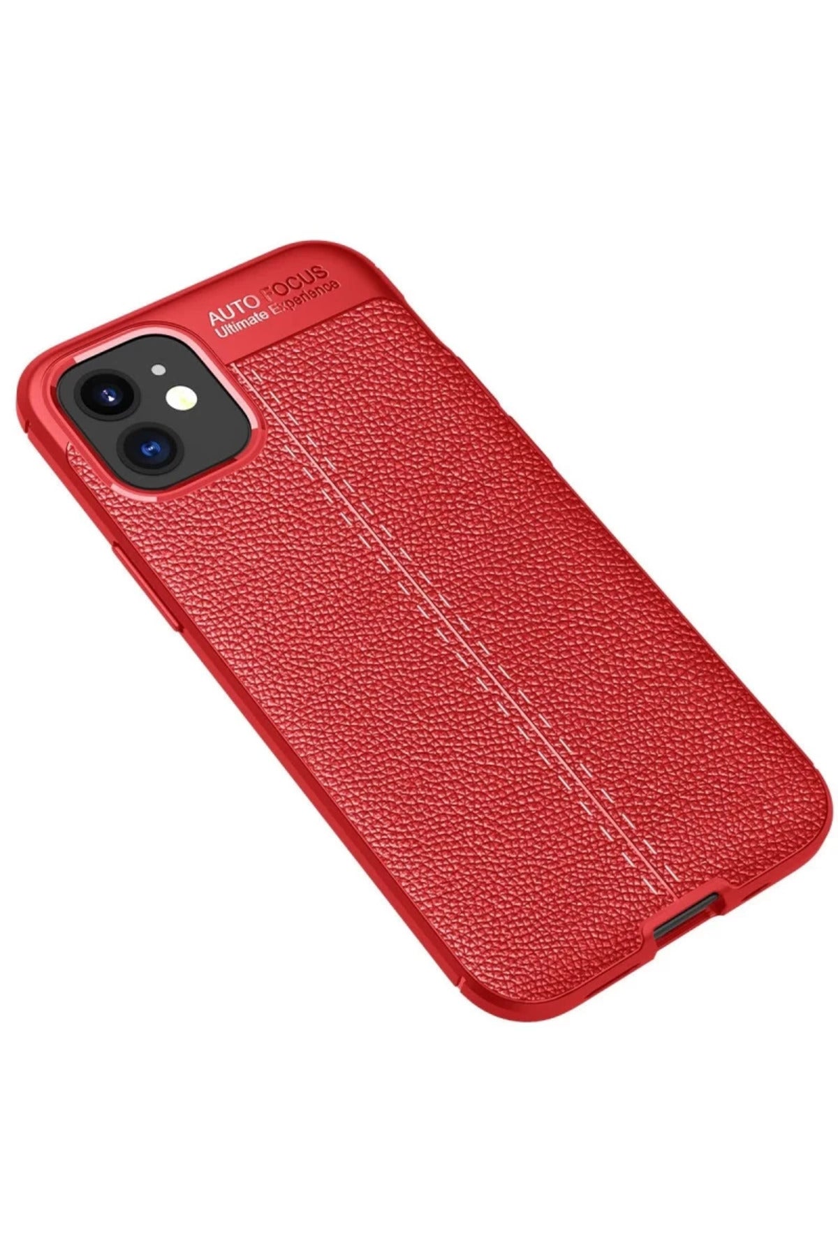 Apple iPhone 12 Mini Uyumlu Kılıf Auto Focus Kapak - Kırmızı