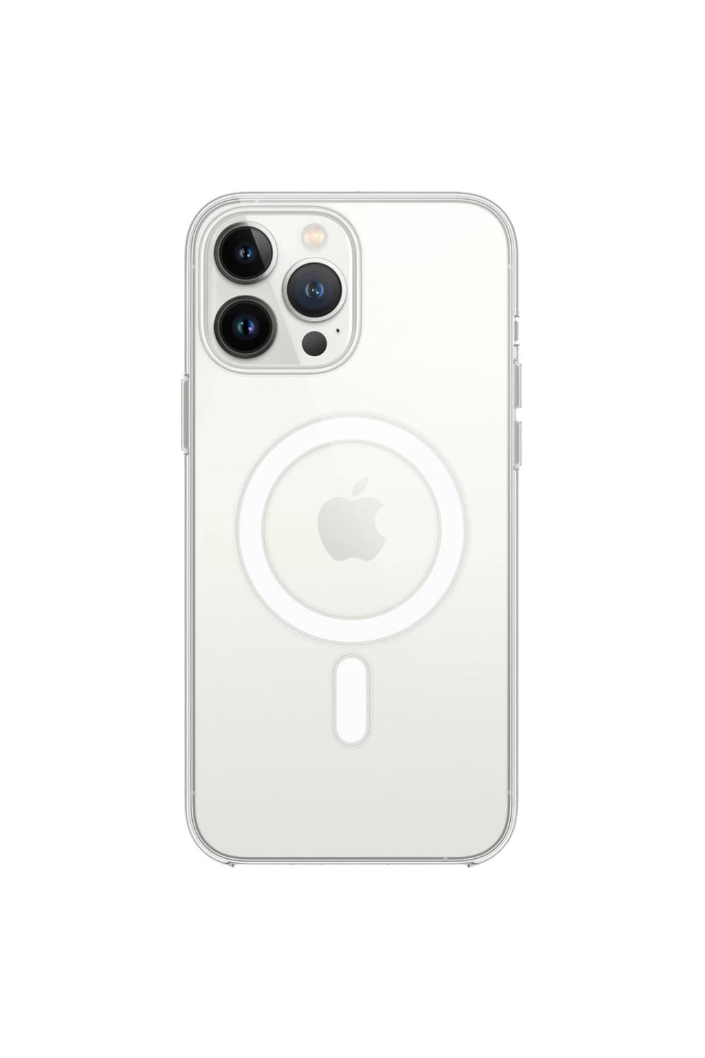 Apple iPhone 14 Pro Max Uyumlu Kılıf Magneticsafe Şeffaf Silikon - Şeffaf