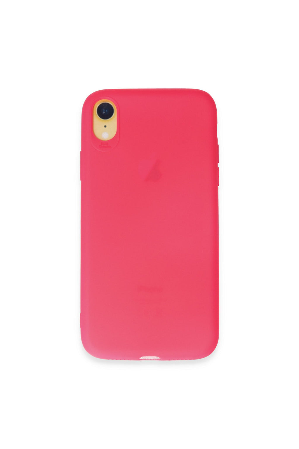 Apple iPhone XR Uyumlu Kılıf First Silikon - Pembe