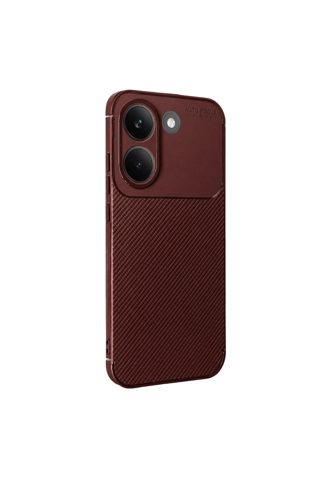 Xiaomi Poco X8 Pro Uyumlu Auto Focus Karbon Kapak - Bordo