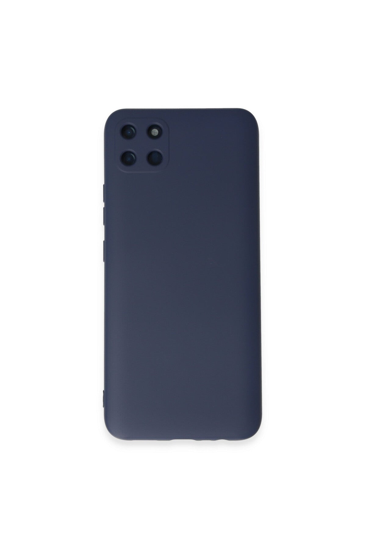 Realme C11 Uyumlu Kılıf Nano içi Kadife Silikon - Lacivert
