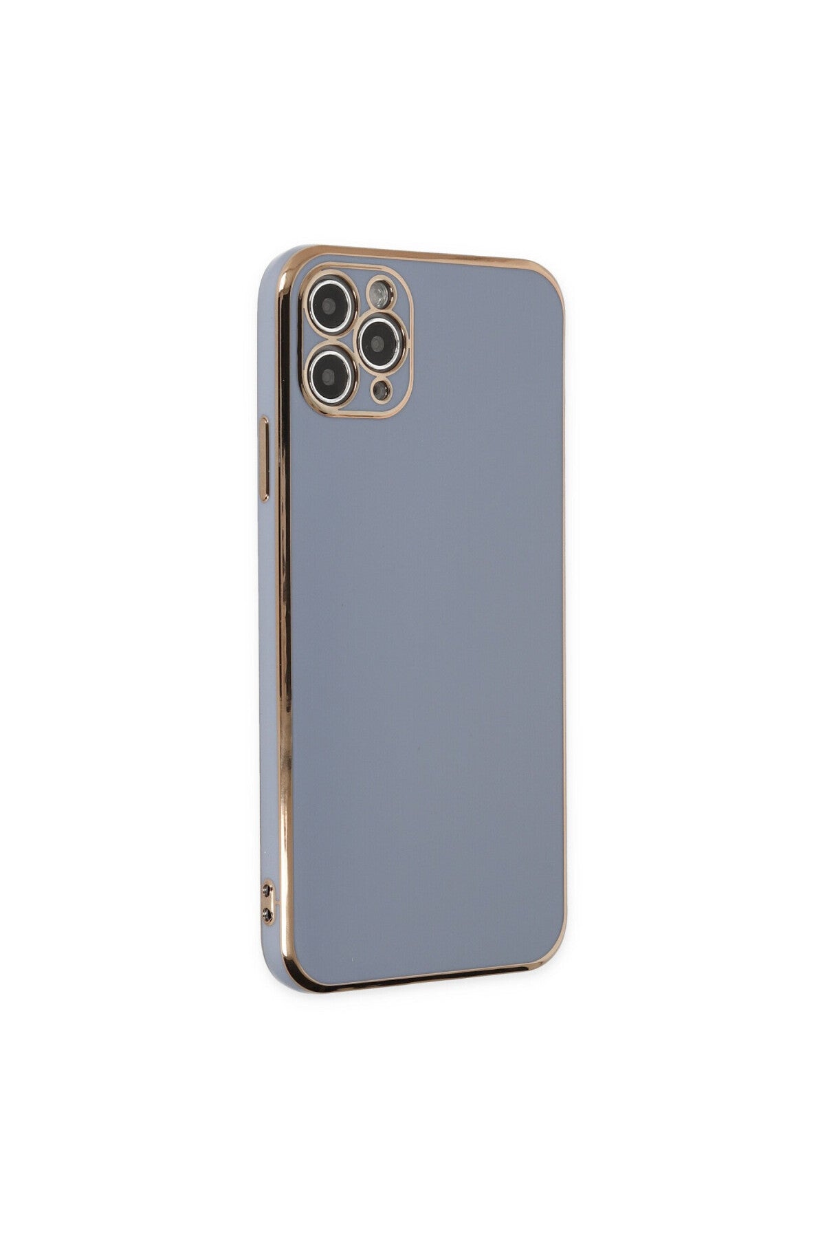 Apple iPhone 11 Pro Max Uyumlu Kılıf Volet Silikon - Mavi