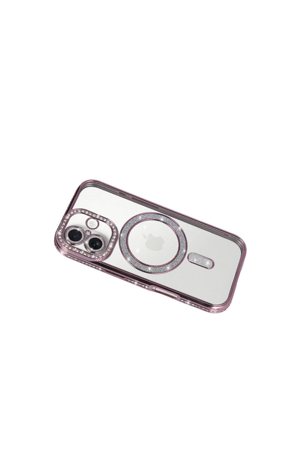 Apple iPhone 17 Uyumlu Joke Simli Magneticsafe Kılıf - Pembe