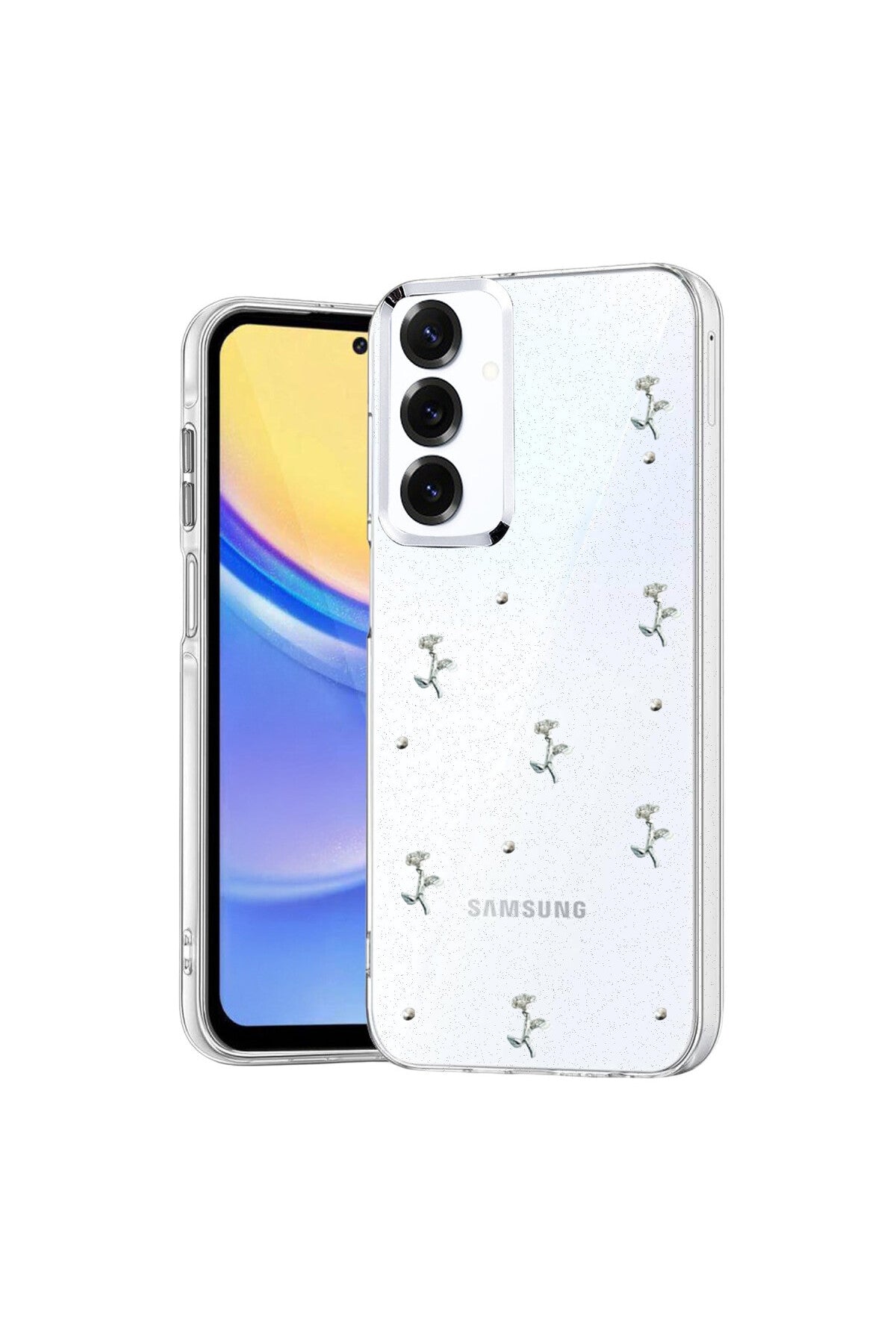 Samsung Galaxy S23 FE Uyumlu Fiyonk Desenli Kapak - Desen 4