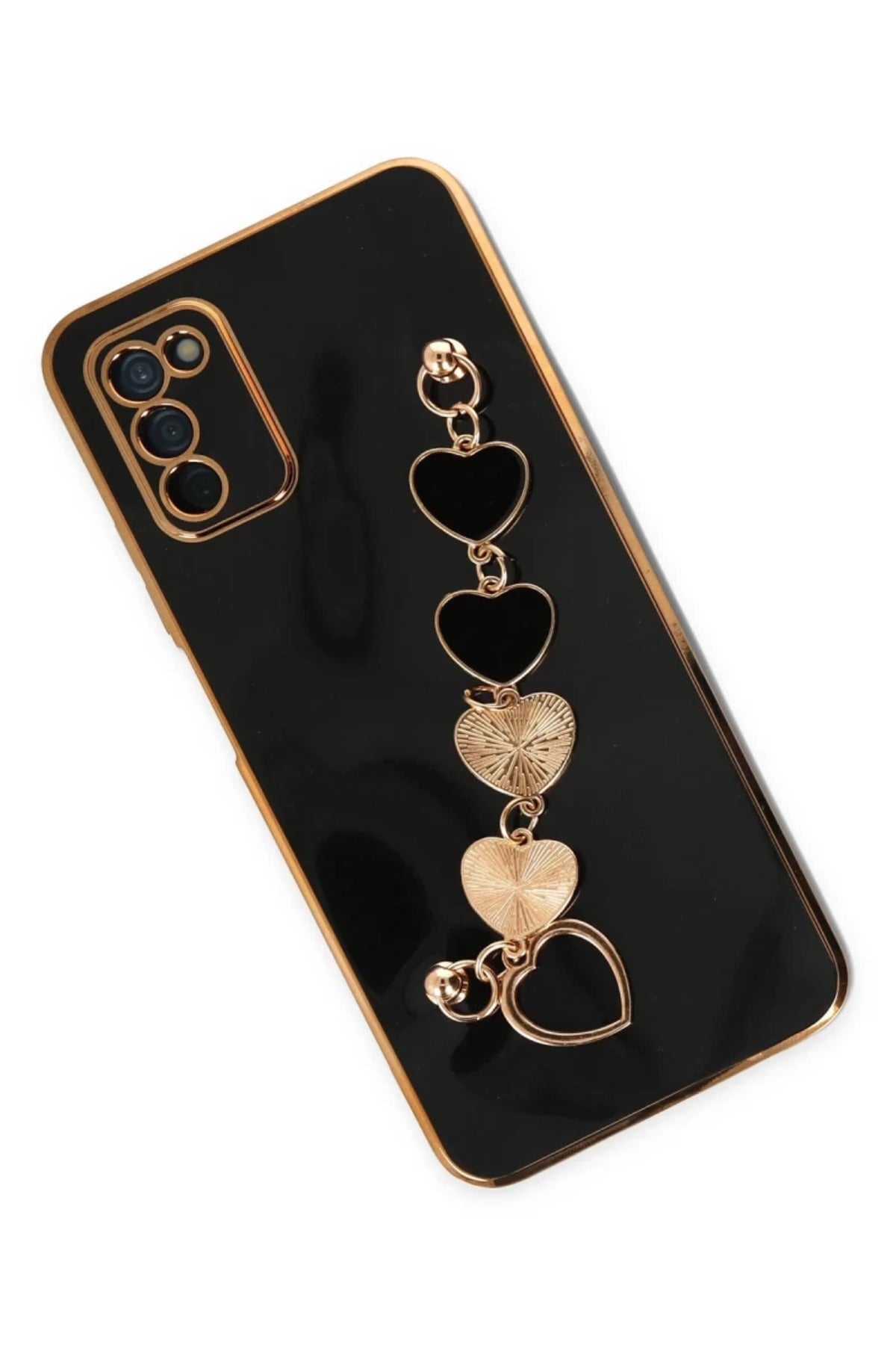 Samsung Galaxy A03S Uyumlu Kılıf Esila Silikon - Siyah