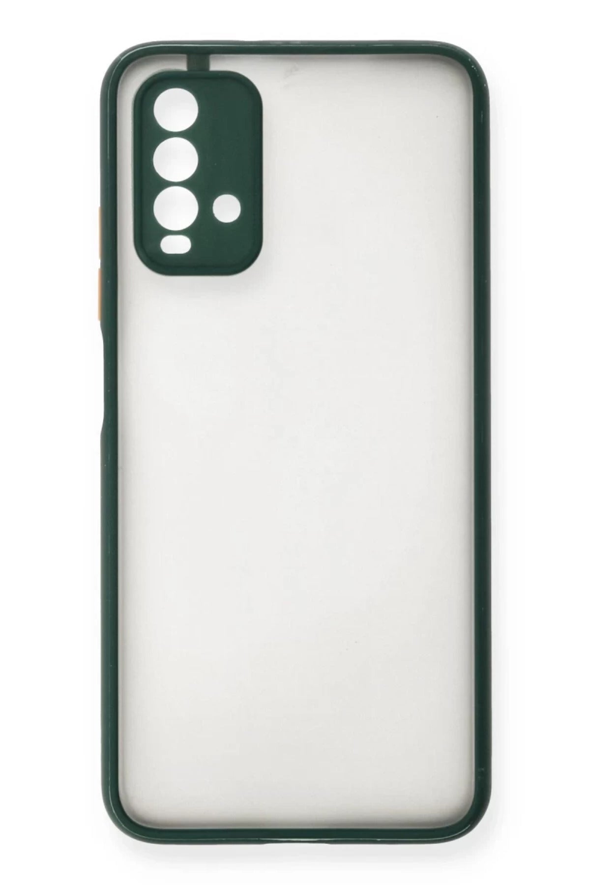 Xiaomi Redmi 9T Uyumlu Kılıf Montreal Silikon Kapak - Yeşil
