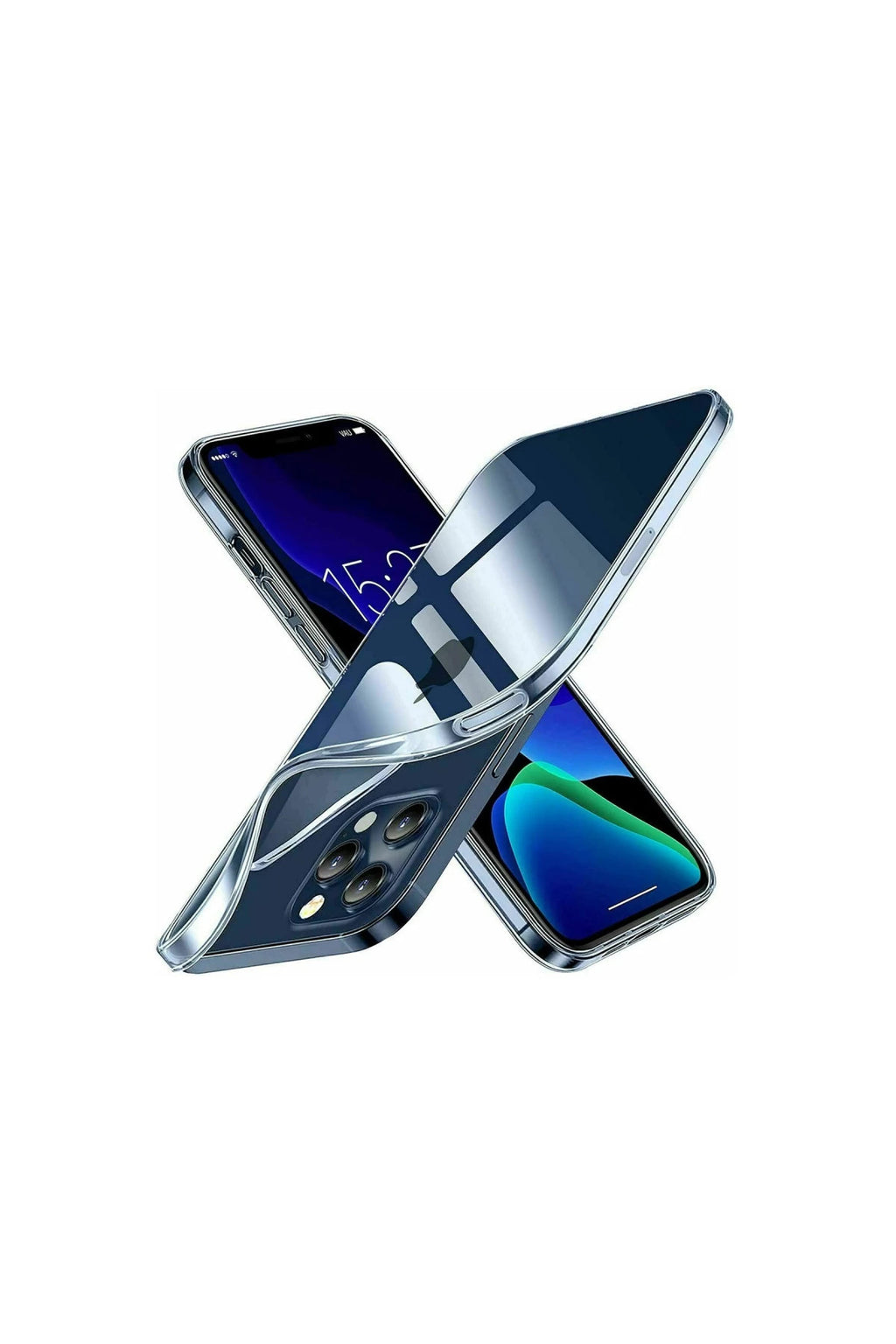 Apple iPhone 15 Pro Uyumlu Kılıf Lüx Şeffaf Silikon
