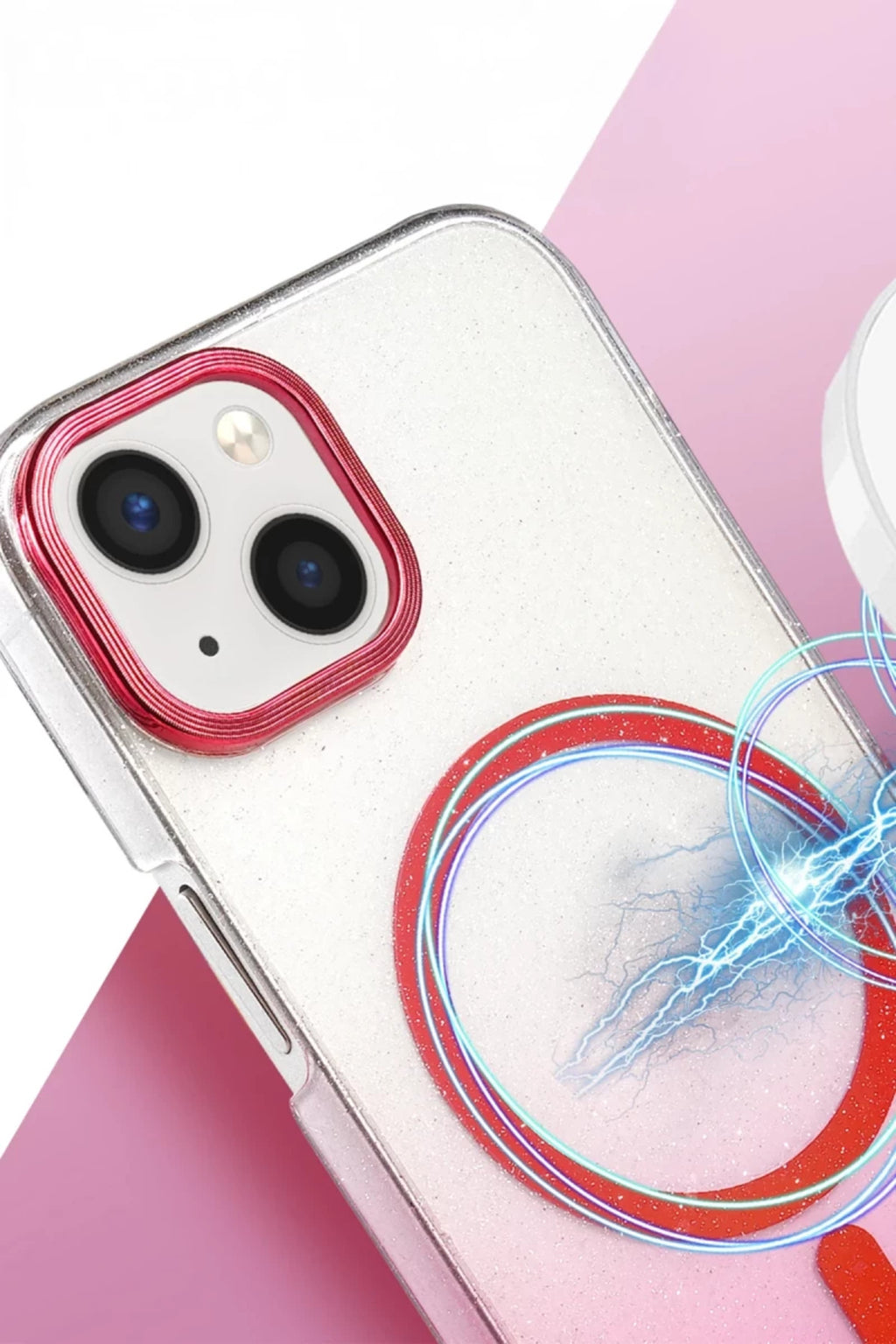 Apple iPhone 15 Plus Uyumlu Glossy Magsafe Kapak - Mor