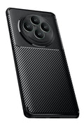 Oppo Reno 11 Uyumlu FS Kılıf Auto Focus Karbon Kapak - Siyah