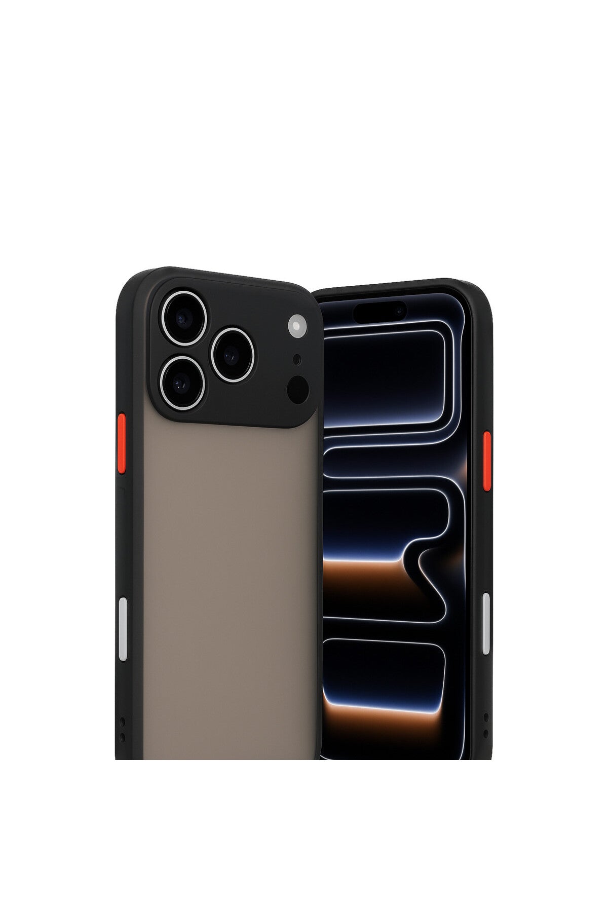 Apple iPhone 17 Pro Uyumlu Kılıf Montreal Silikon Kapak - Siyah