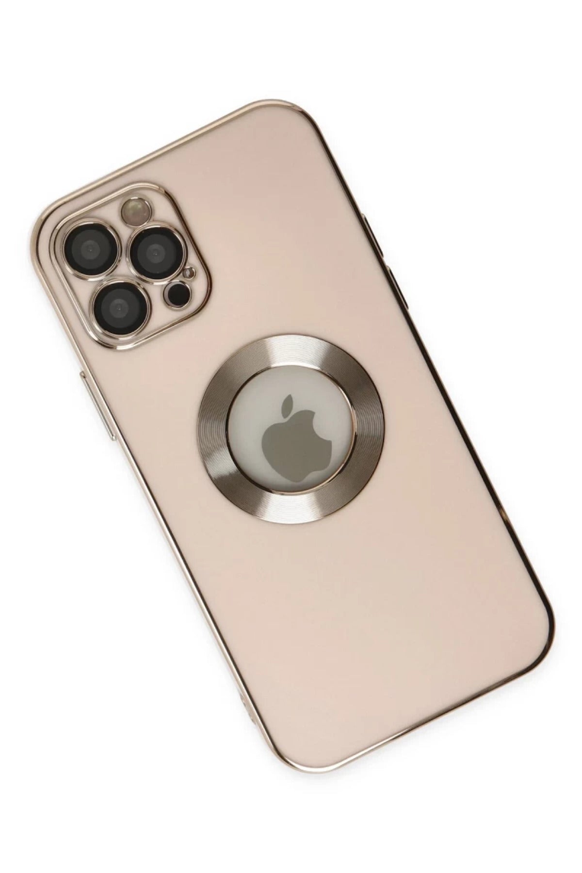 Apple iPhone 12 Pro Uyumlu Kılıf Store Silikon - Pembe
