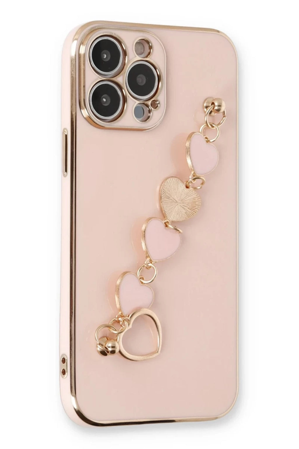 Apple iPhone 14 Pro Uyumlu Kılıf Esila Silikon - Pudra