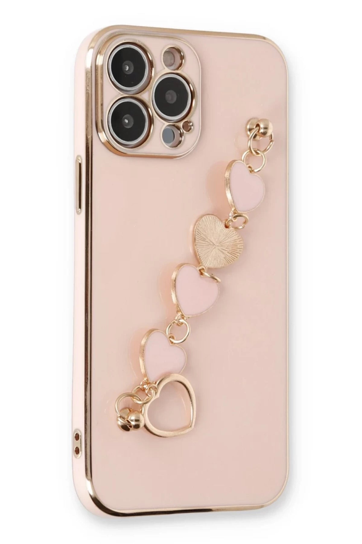 Apple iPhone 14 Pro Uyumlu Kılıf Esila Silikon - Pudra