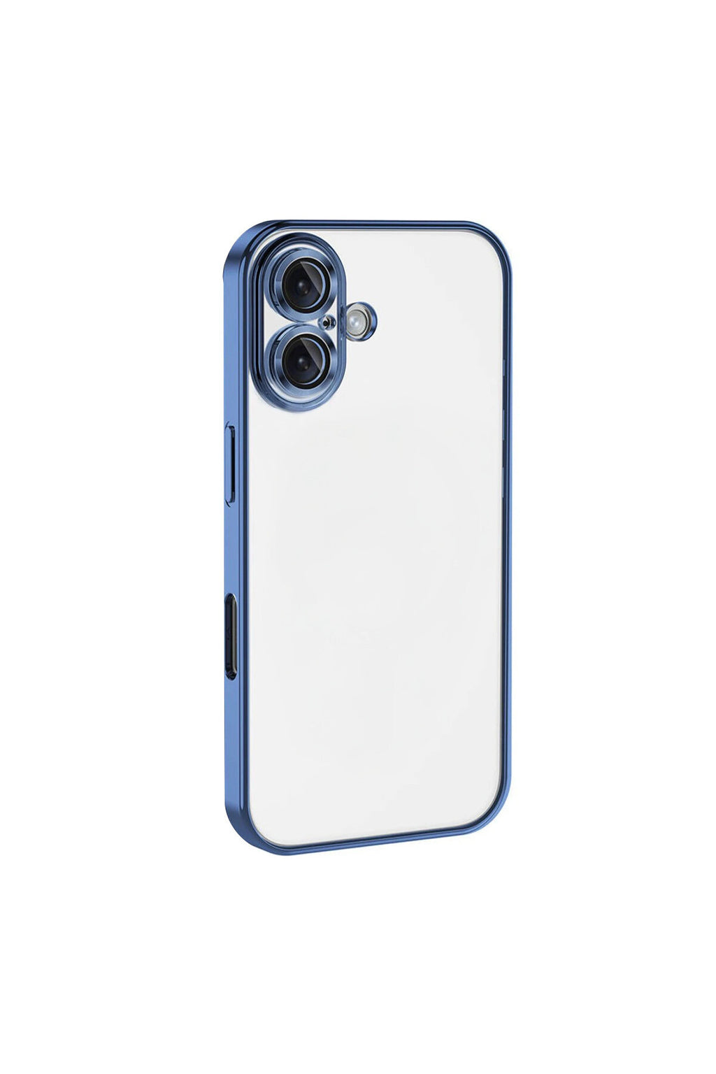 Apple iPhone 17 Uyumlu Lensli Silikon - Açık Mavi