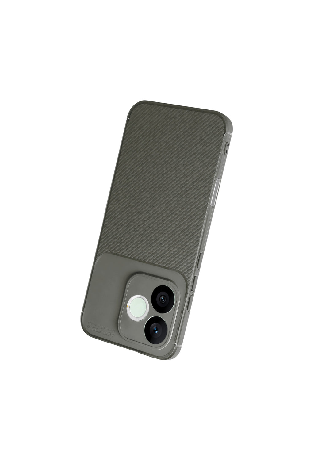 Huawei Honor 600 Lite Uyumlu Auto Focus Karbon Kapak - Gri