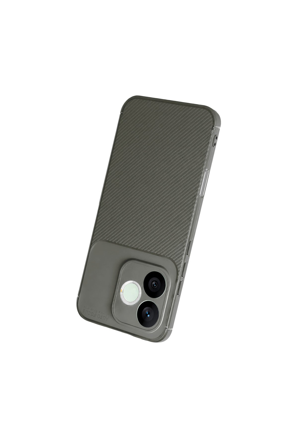 Huawei Honor 600 Lite Uyumlu Auto Focus Karbon Kapak - Gri