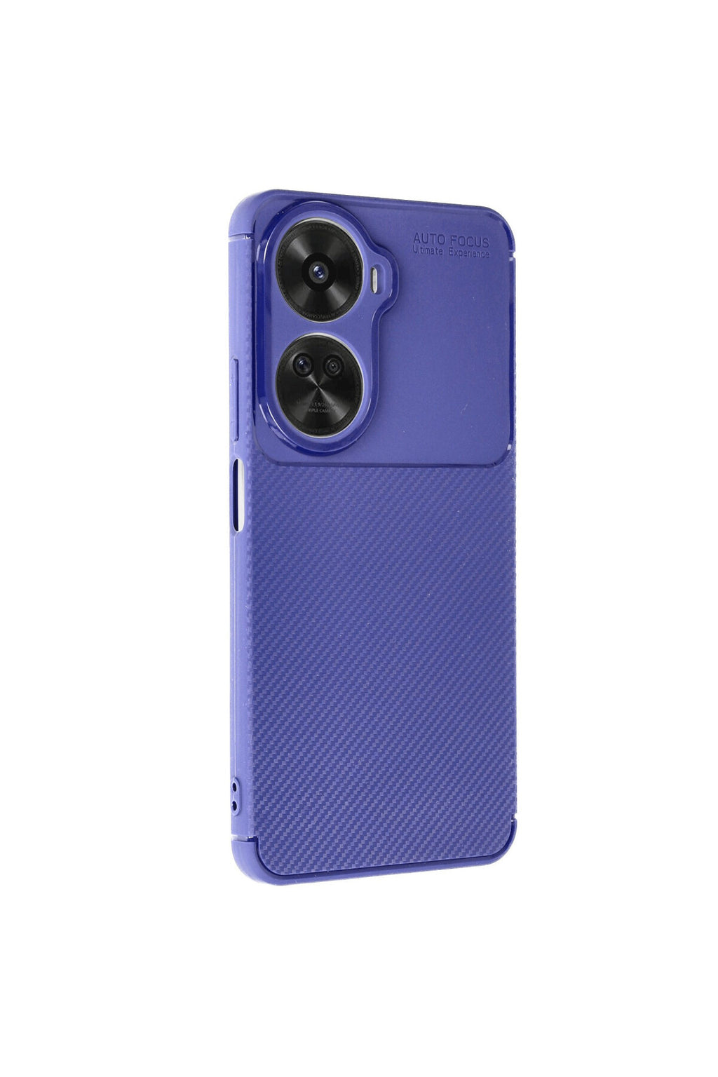 Huawei Nova 12 SE Uyumlu Kılıf Auto Focus Karbon Kapak - Lacivert