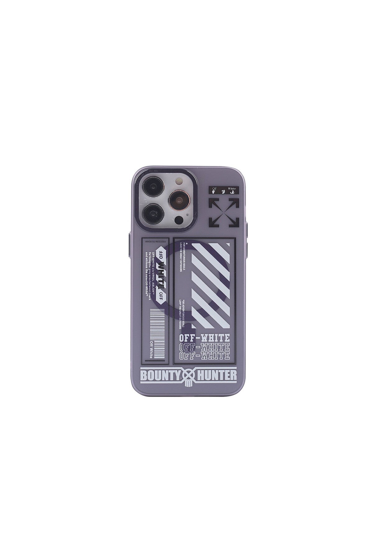 Apple iPhone 14 Pro Max Uyumlu Kılıf Apollo Magneticsafe Desenli Kapak - Apollo Mor - 1