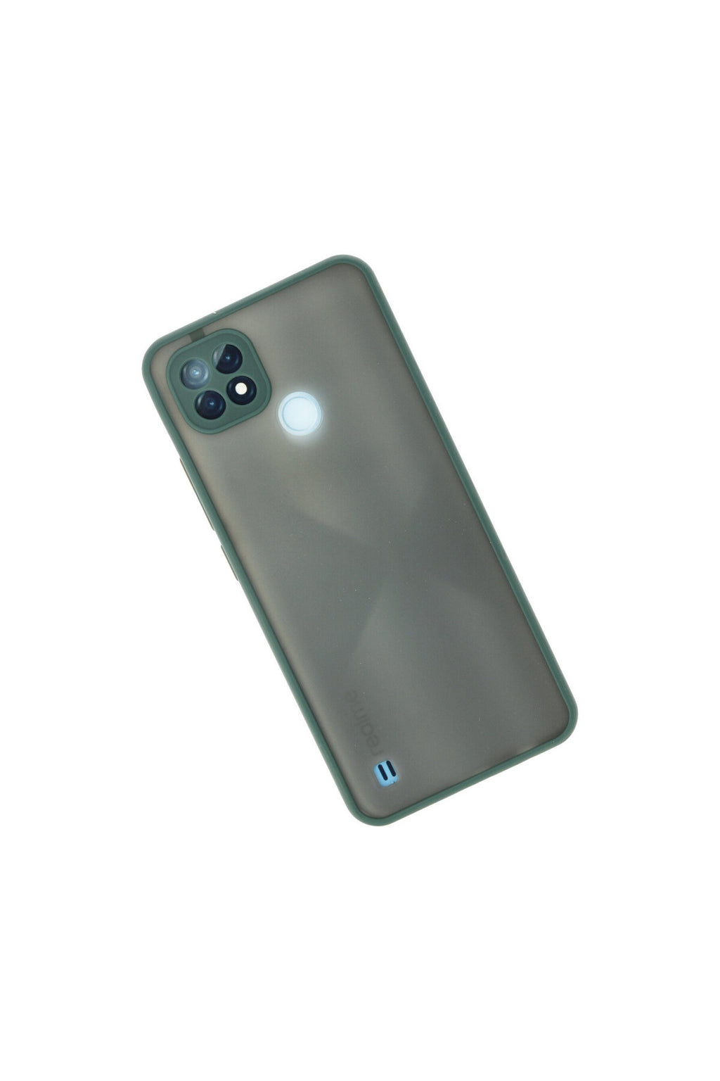 Realme C21 Uyumlu Kılıf Montreal Silikon Kapak - Yeşil