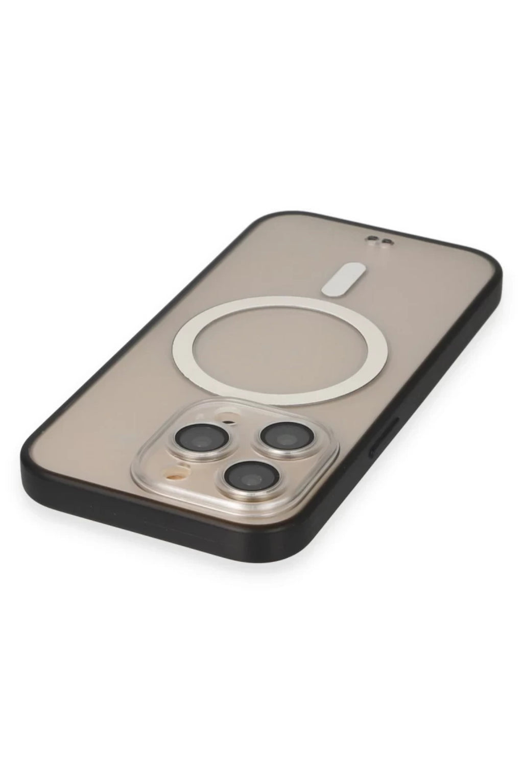 Apple iPhone 14 Pro Uyumlu Kılıf Grand Magneticsafe Kapak - Siyah