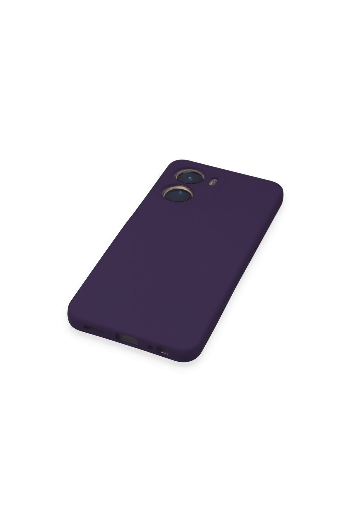 Vivo Y16 Uyumlu Kılıf Nano içi Kadife Silikon - Mor