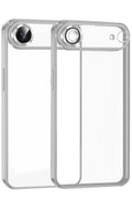 Apple iPhone 17 Air Uyumlu Lensli Silikon - Gümüş