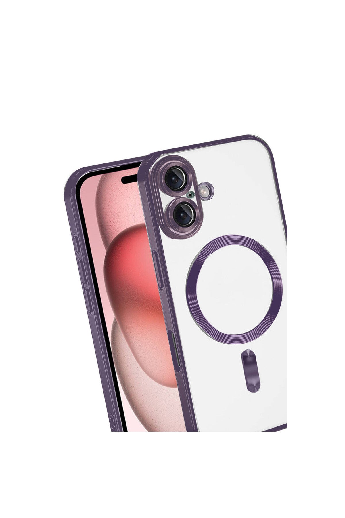 Apple iPhone 17 Uyumlu Kross Magneticsafe Kapak - Mor