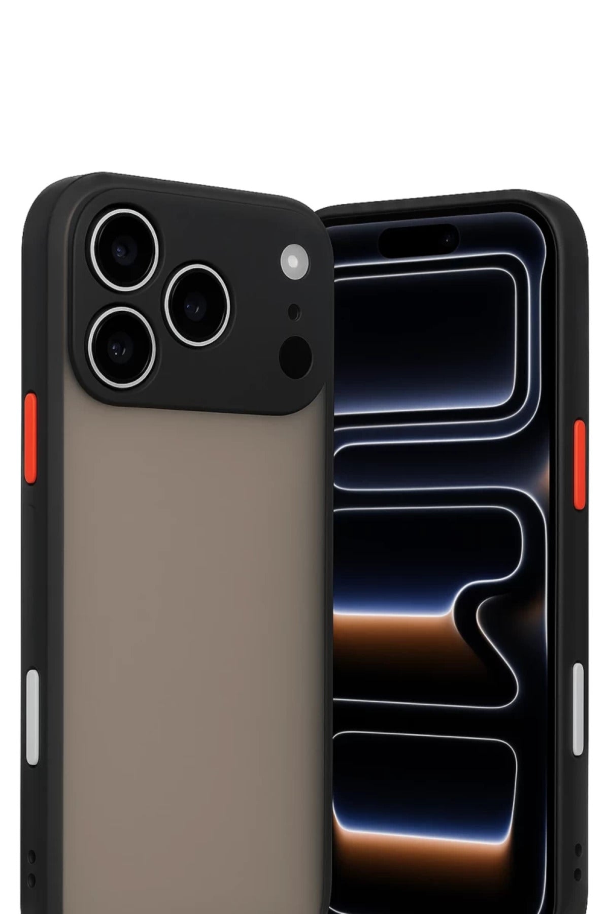 Apple iPhone 17 Pro Uyumlu Kılıf Montreal Silikon Kapak - Siyah