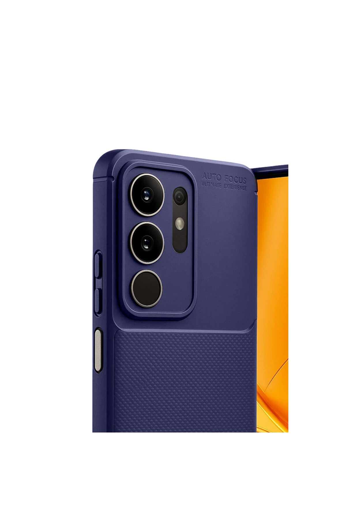 Vivo Y29 4G Uyumlu Auto Focus Karbon Kapak - Lacivert