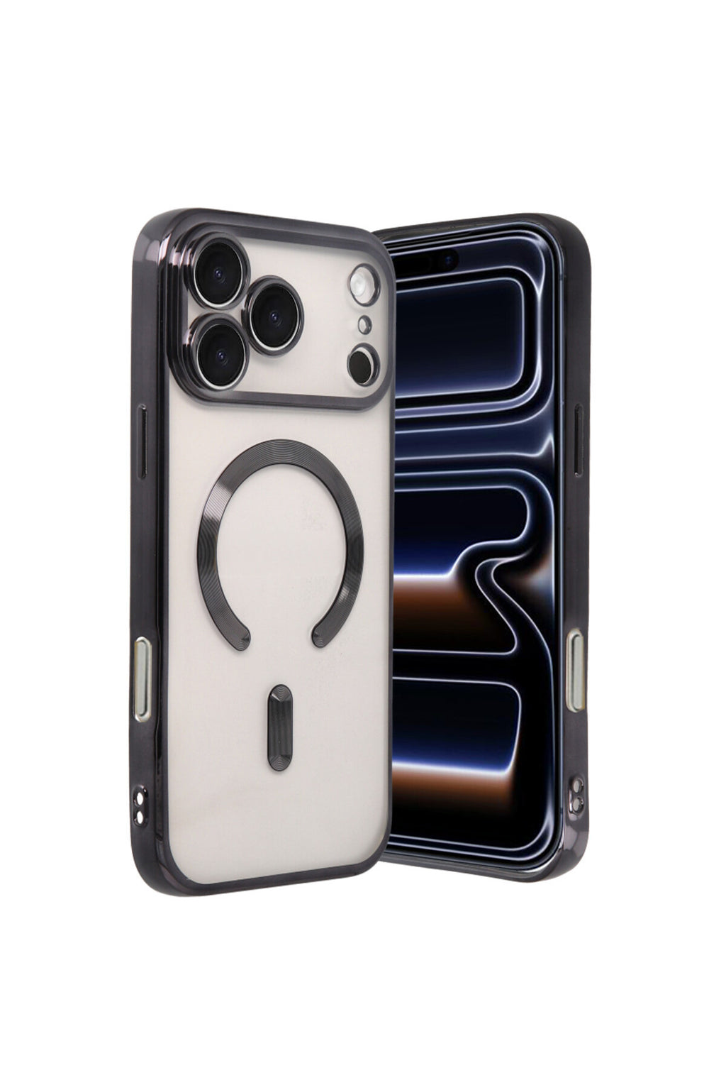 Apple iPhone 17 Pro Uyumlu Kross Magneticsafe Kapak - Siyah