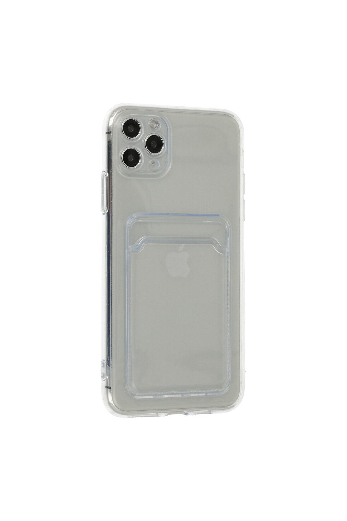 Apple iPhone 11 Pro Max Uyumlu Kılıf Kart Şeffaf Silikon - Şeffaf