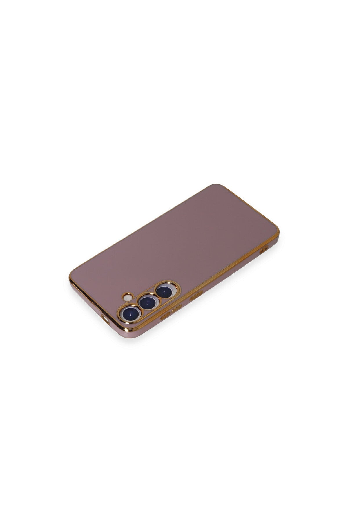 Samsung Galaxy S24 Plus Uyumlu Kılıf Volet Silikon - Mor