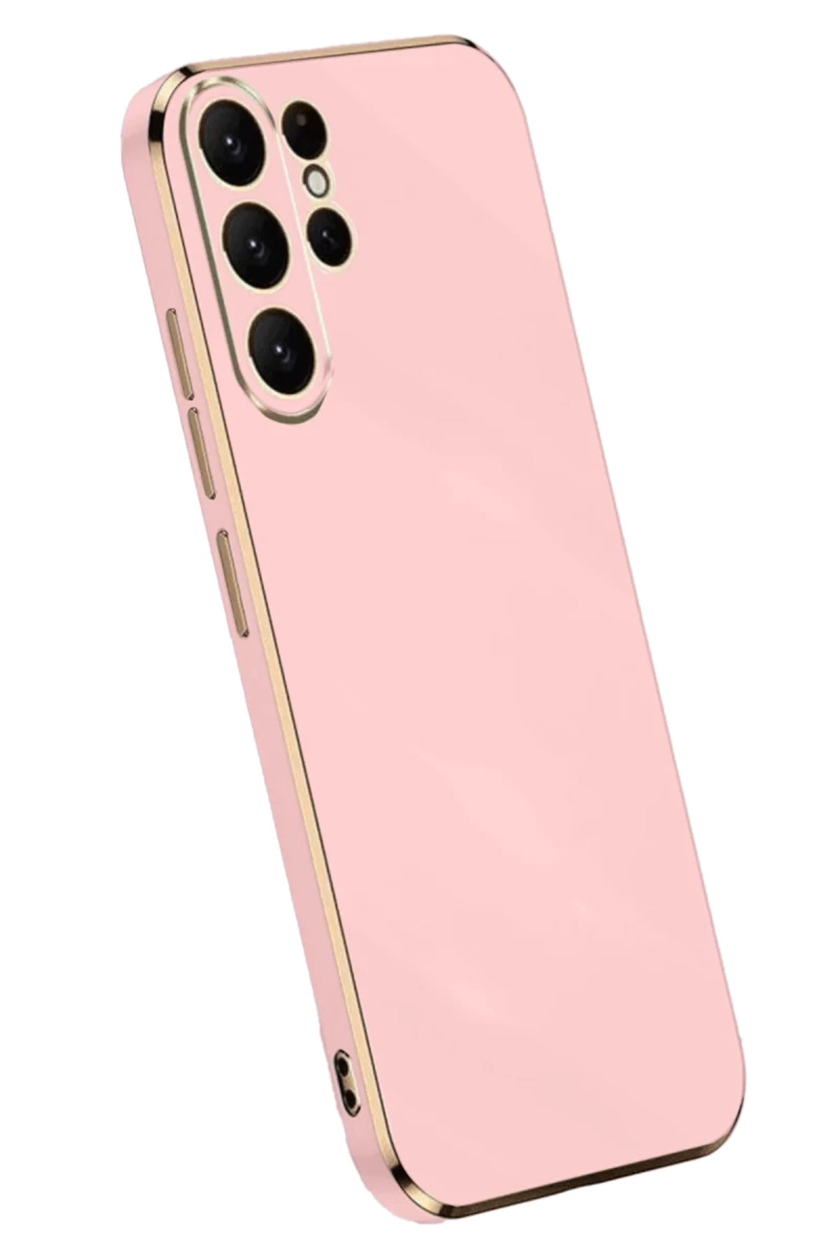 Samsung Galaxy S25 Ultra Uyumlu Kılıf Volet Silikon - Pembe