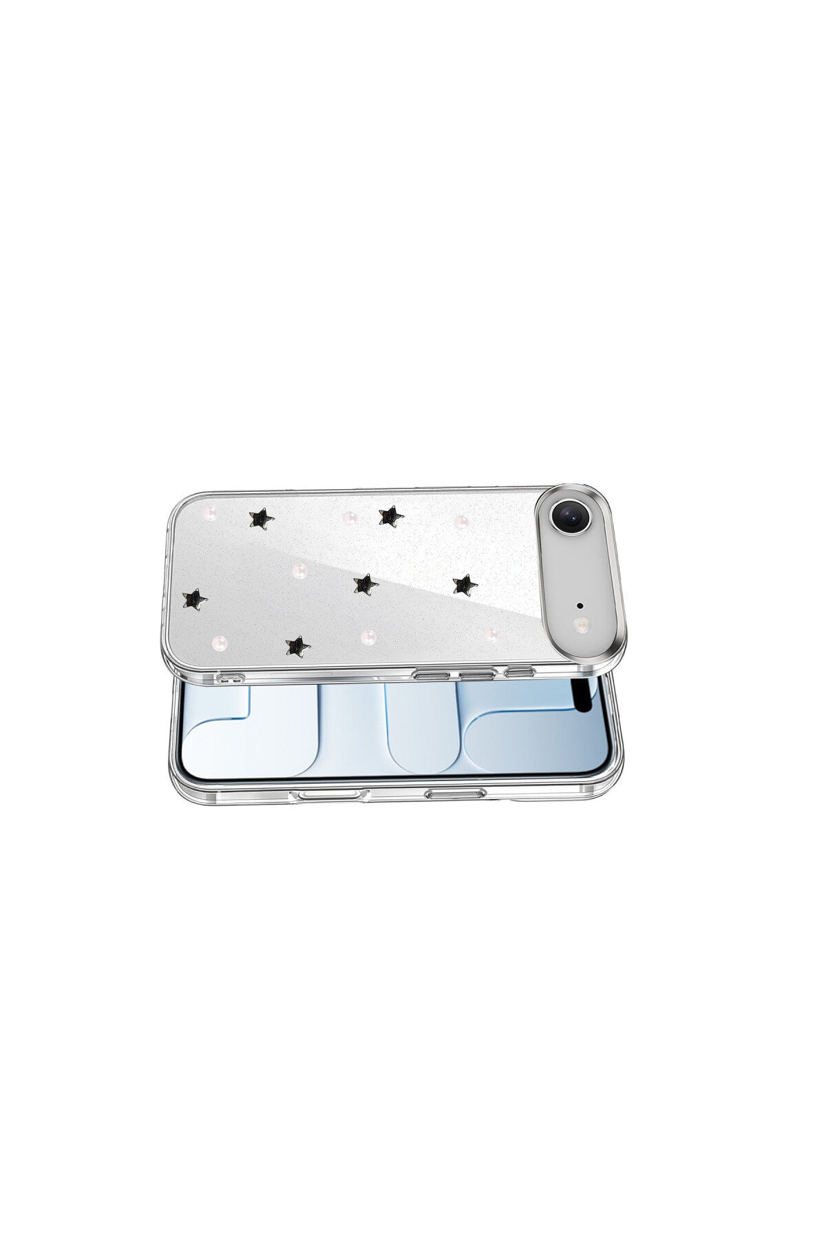 Apple iPhone 17 Air Uyumlu Fiyonk Desenli Kapak - Desen 7