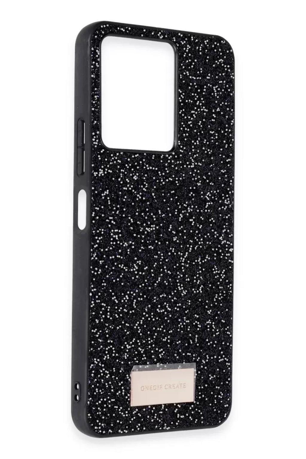 Onegif Xiaomi Redmi 13C Uyumlu Bright Simli Kapak - Pembe