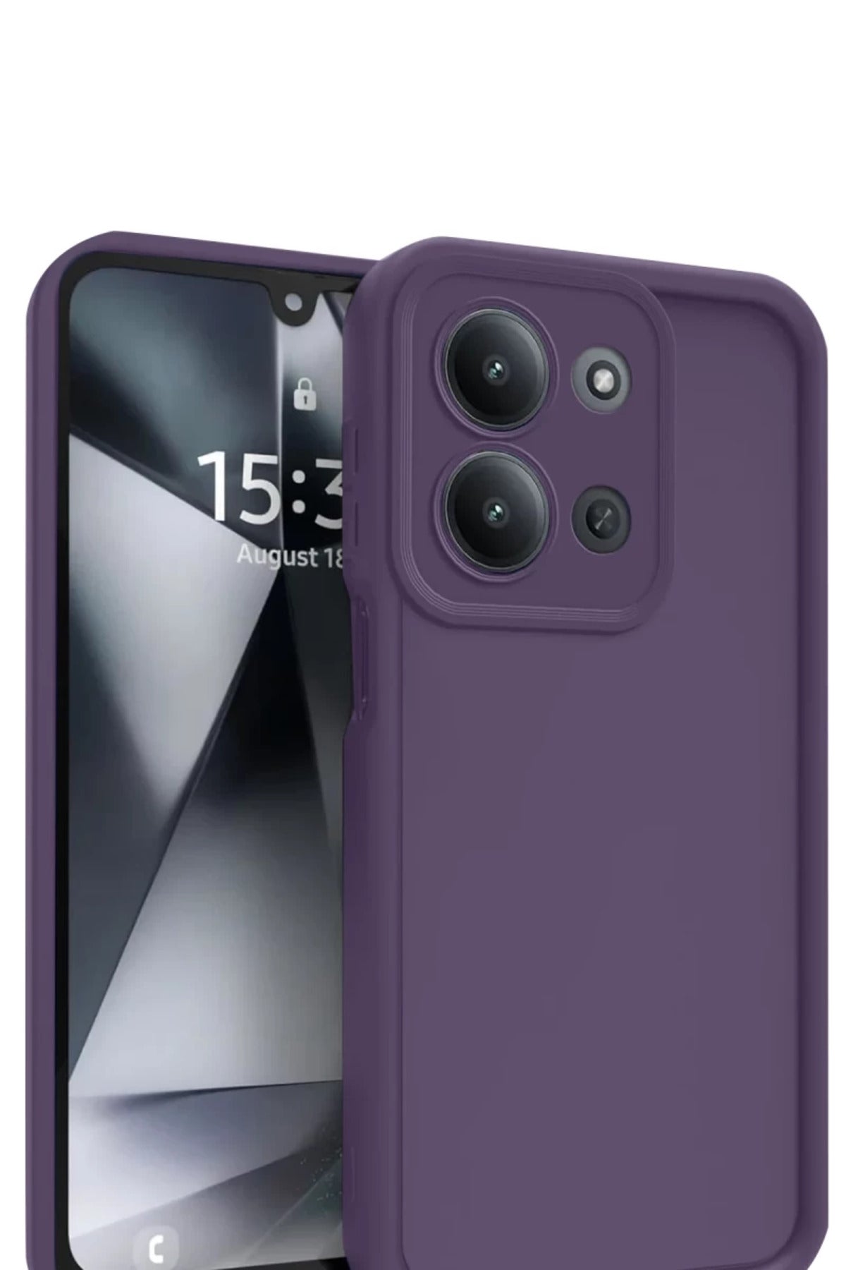Xiaomi Redmi 15C 4G Uyumlu Viera Silikon - Mürdüm