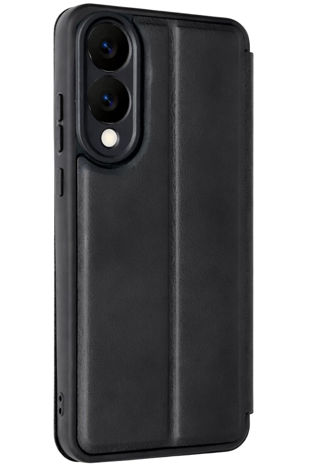 Samsung Galaxy S25 Uyumlu Edge Flip Cover - Siyah