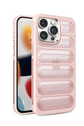 Apple iPhone 15 Pro Max Uyumlu Kılıf Airmax Silikon Kapak - Pembe