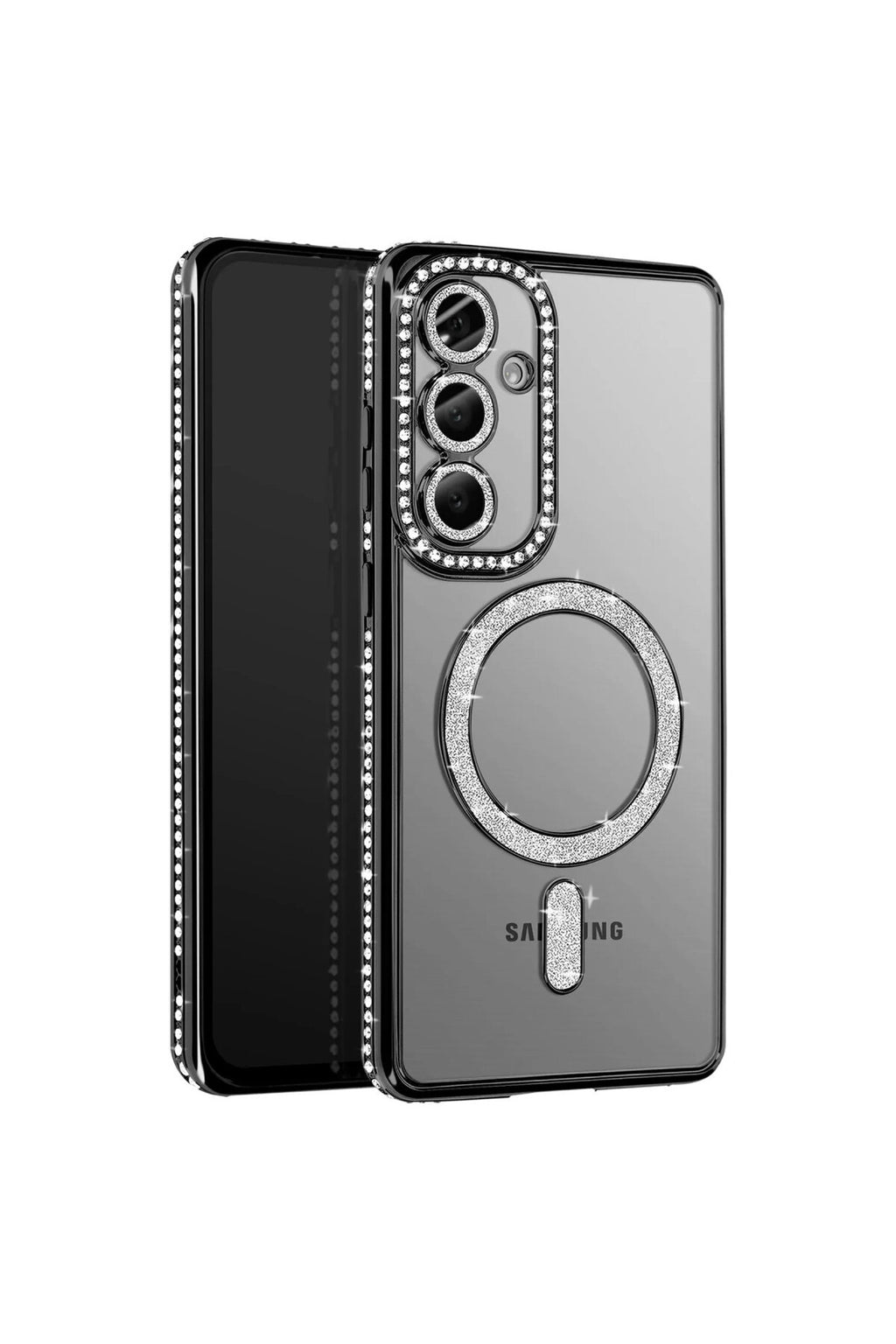 Samsung Galaxy S26 Uyumlu Joke Simli Magneticsafe Kılıf - Siyah