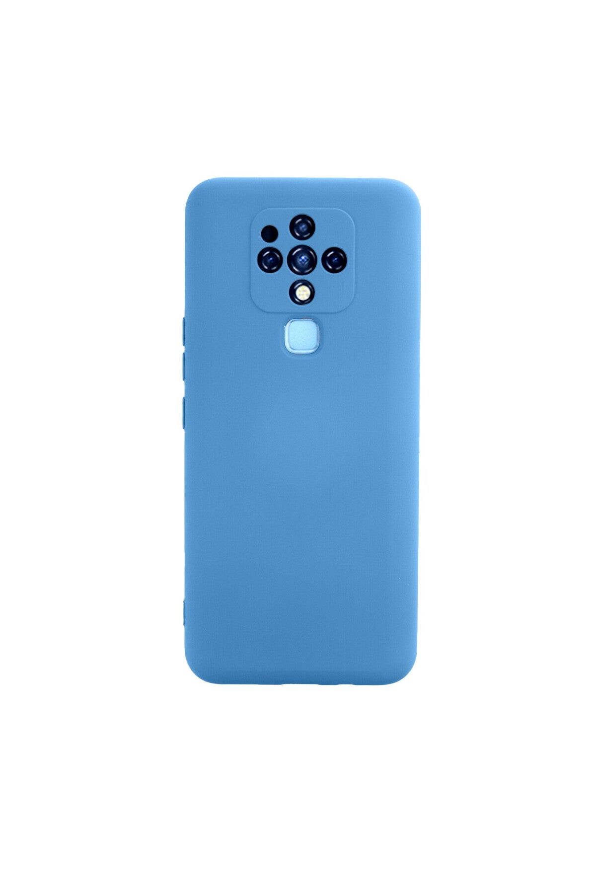 Tecno Camon 16 Uyumlu Kılıf Nano içi Kadife Silikon - Mavi