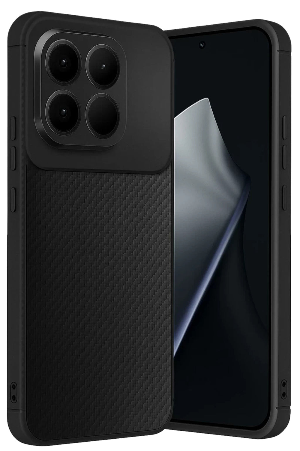 Xiaomi Mi 15T Uyumlu Auto Focus Karbon Kapak - Siyah