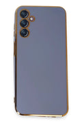 Samsung Galaxy M14 5G Uyumlu Kılıf Volet Silikon - Mavi
