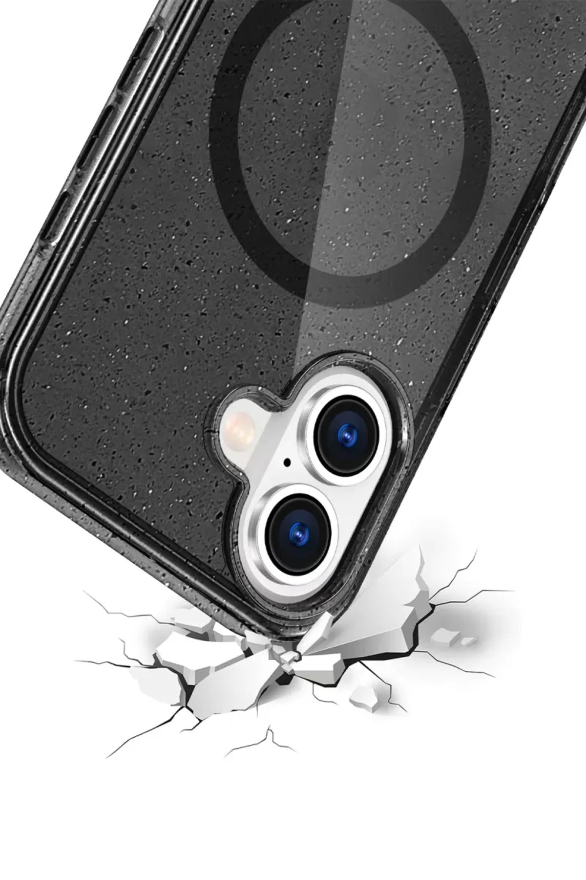 Joko Apple iPhone 16 Uyumlu Star Magsafe Kapak - Siyah