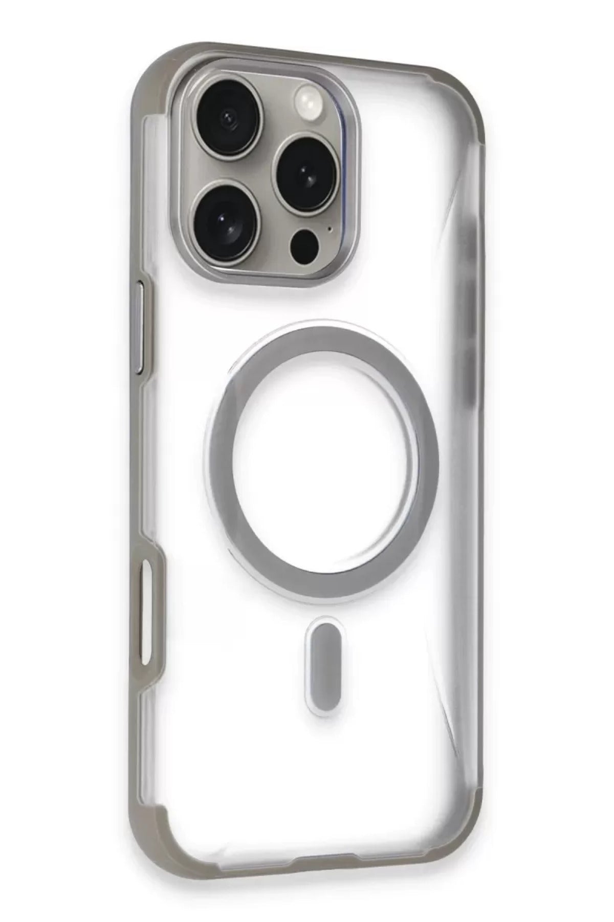 Joko Apple iPhone 14 Pro Max Uyumlu Hilton Magsafe Kapak - Titan Gri