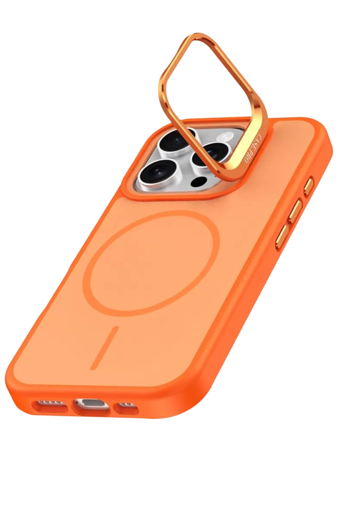 Joko Apple iPhone 16 Pro Max Uyumlu Flexa Magsafe Kapak - Turuncu