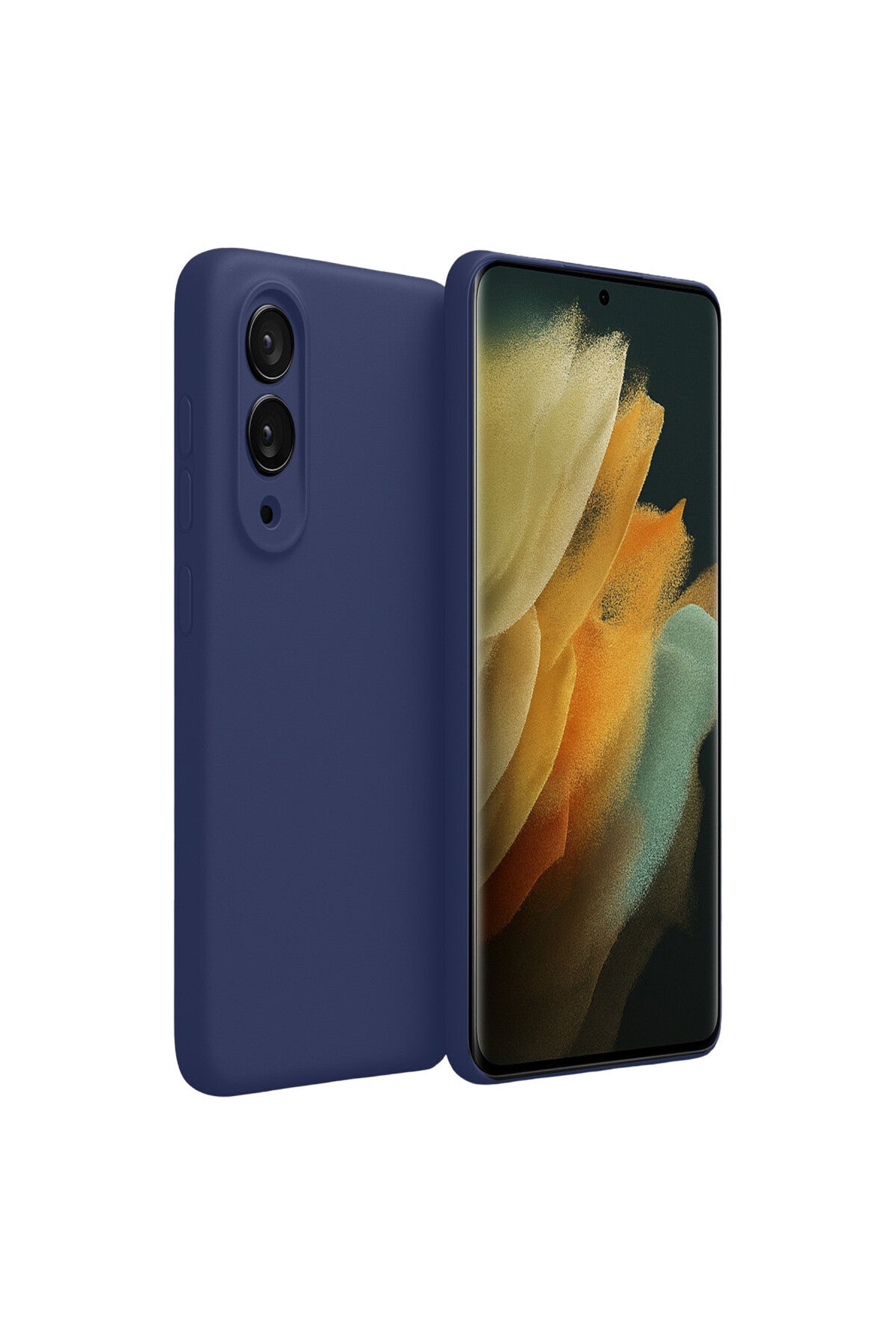 Samsung Galaxy S25 Uyumlu Edge First Silikon - Lacivert